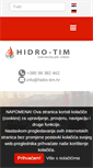 Mobile Screenshot of hidro-tim.com